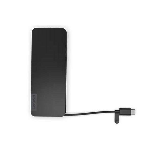 Lenovo 4X11N40212 laptop dock & poortreplicator Bedraad USB 3.2 Gen 1 (3.1 Gen 1) Type-C Zwart