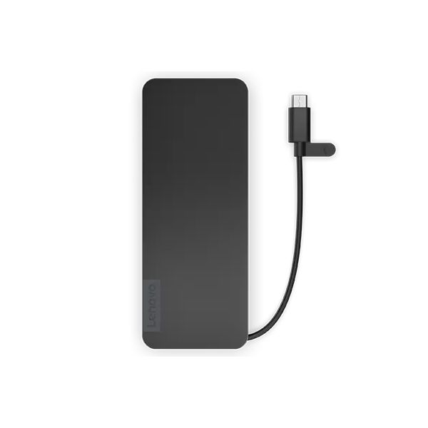 Lenovo 4X11N40212 laptop dock & poortreplicator Bedraad USB 3.2 Gen 1 (3.1 Gen 1) Type-C Zwart