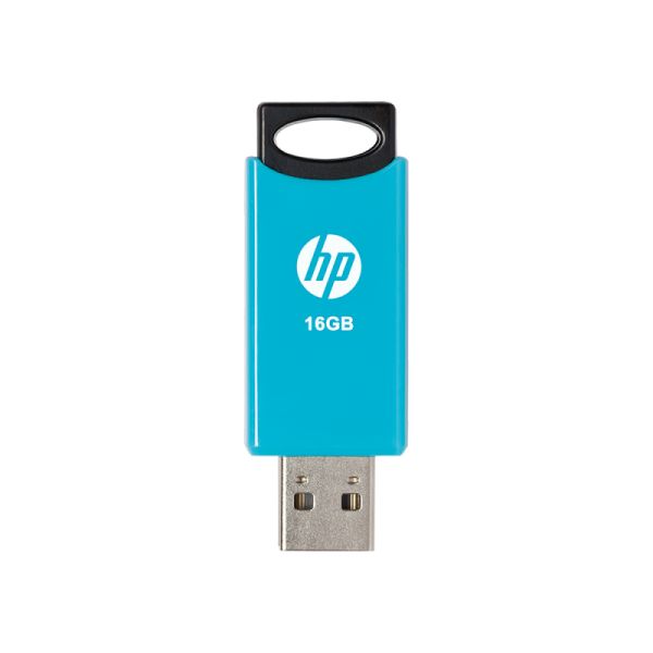HP v212w USB flash drive 16 GB USB Type-A 2.0 Zwart, Blauw (HPFD212LB-16)