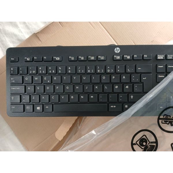 HP USB Keyboard Slim Norwegian (803181-091)
