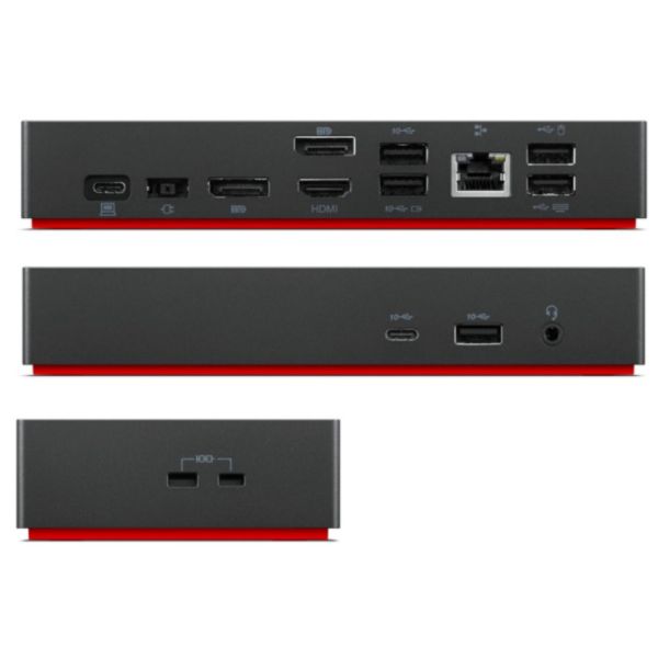 Lenovo ThinkPad Universal USB-C Bedraad USB 3.2 Gen 1 (3.1 Gen 1) Type-C Zwart (40AY0135EU)