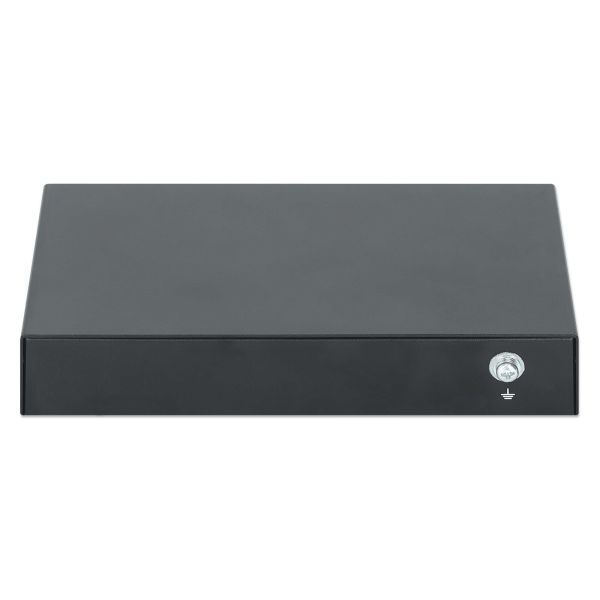 Intellinet 5-poorts 2.5G multi-gigabit netwerk switch, 4x 2.5G RJ45 + 1x 10G SFP+ uplink, onbeheerde switch, desktopformaat, wandmontage mogelijk, 3 jaar garantie (562058)