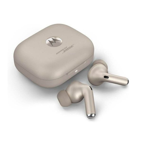 Motorola Moto Buds+ Hoofdtelefoons Draadloos In-ear Gesprekken/Muziek/Sport/Elke dag Bluetooth Zand (PG38C05742)