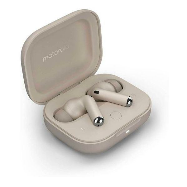 Motorola Moto Buds+ Hoofdtelefoons Draadloos In-ear Gesprekken/Muziek/Sport/Elke dag Bluetooth Zand (PG38C05742)