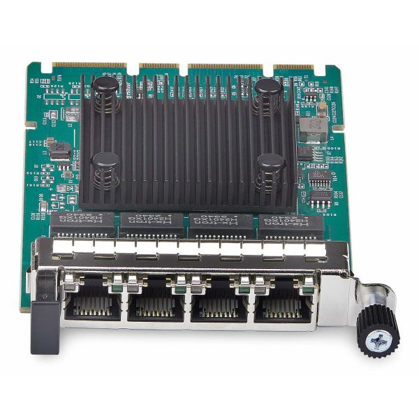 StarTech.com 4-Port RJ45 Gigabit OCP 3.0 Server Netwerkkaart met Intel® I350-AM4, SFF 4C+ Compatibel, Multi-Speed Ethernet, PCIe 3.0, LAN Transformer, NIC met PXE/9K Jumbo (OR41GI-NETWORK-CARD) StarTech.com 4-Port RJ45 Gigabit OCP 3.0 Server Netwerkkaart met Intel® I350-AM4, SFF 4C+ Compatibel, Multi-Speed Ethernet, PCIe 3.0, LAN Transformer, NIC met PXE/9K Jumbo (OR41GI-NETWORK-CARD)
