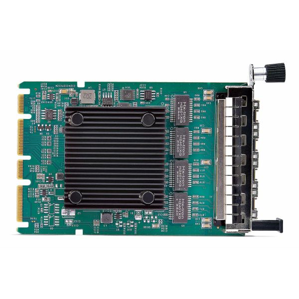 StarTech.com 4-Port RJ45 Gigabit OCP 3.0 Server Netwerkkaart met Intel® I350-AM4, SFF 4C+ Compatibel, Multi-Speed Ethernet, PCIe 3.0, LAN Transformer, NIC met PXE/9K Jumbo (OR41GI-NETWORK-CARD) StarTech.com 4-Port RJ45 Gigabit OCP 3.0 Server Netwerkkaart met Intel® I350-AM4, SFF 4C+ Compatibel, Multi-Speed Ethernet, PCIe 3.0, LAN Transformer, NIC met PXE/9K Jumbo (OR41GI-NETWORK-CARD)