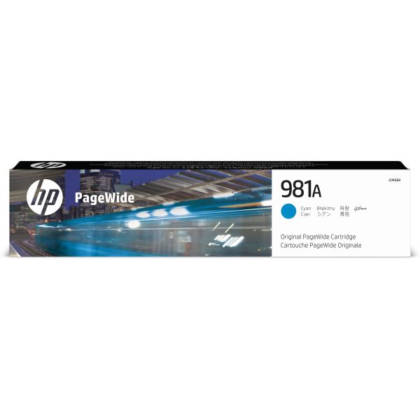 HP 981A originele cyaan PageWide cartridge (J3M68A)
