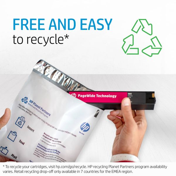 HP 981A originele gele PageWide cartridge (J3M70A)