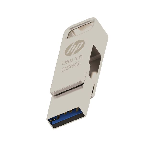 HP HPFD206C-256 USB flash drive 256 GB USB Type-A / USB Type-C 3.2 Gen 2 (3.1 Gen 2) Zilver (HPFD206C-256)