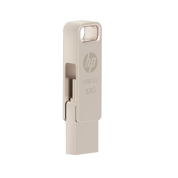 HP HPFD206C-32 USB flash drive 32 GB USB Type-A / USB Type-C 3.2 Gen 2 (3.1 Gen 2) Zilver (HPFD206C-32)
