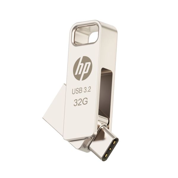 HP HPFD206C-32 USB flash drive 32 GB USB Type-A / USB Type-C 3.2 Gen 2 (3.1 Gen 2) Zilver (HPFD206C-32)