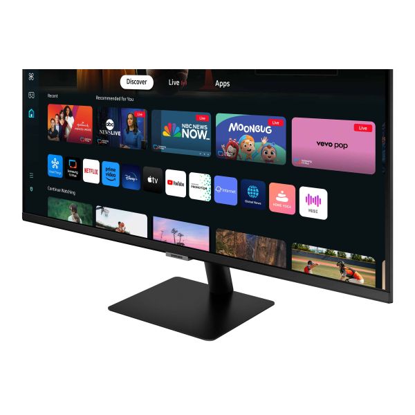 Samsung Smart Monitor M7 M70D computer monitor 81,3 cm (32") 3840 x 2160 Pixels 4K Ultra HD LED Zwart (LS32DM700UUXEN)