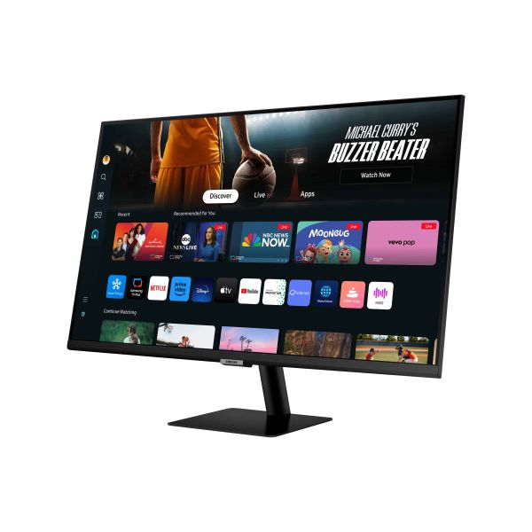 Samsung Smart Monitor M7 M70D computer monitor 81,3 cm (32") 3840 x 2160 Pixels 4K Ultra HD LED Zwart (LS32DM700UUXEN)