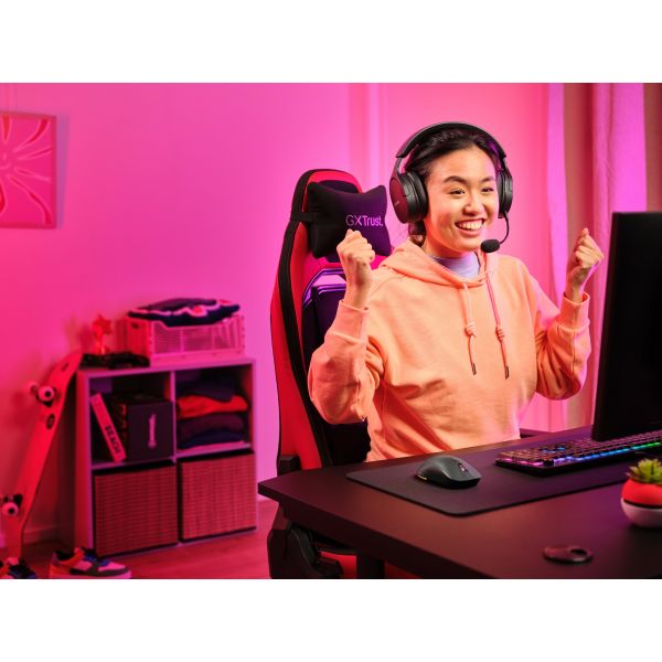 Trust GXT 927 Redex+ muis Gamen Rechtshandig RF Wireless + USB Type-A Laser 25600 DPI (25127)