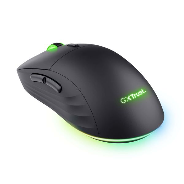 Trust GXT 927 Redex+ Gaming Muis - Draadloze gamingmuis – 6 programmeerbare knoppen – 25600 DPI – Zwart (25127) Trust GXT 927 Redex+ Gaming Muis - Draadloze gamingmuis – 6 programmeerbare knoppen – 25600 DPI – Zwart (25127)