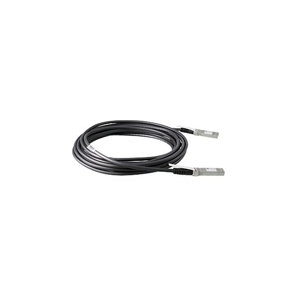 Aruba, a Hewlett Packard Enterprise company 10G SFP+ / SFP+ 1m InfiniBand-kabel SFP+ Zwart (J9281D)