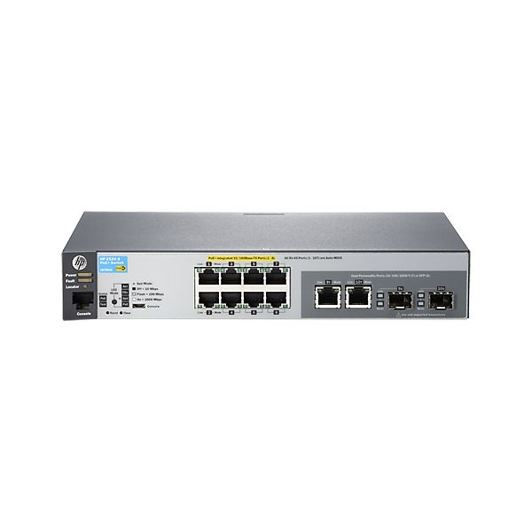 Aruba, a Hewlett Packard Enterprise company Aruba 2530 8 PoE+ Managed L2 Fast Ethernet (10/100) Power over Ethernet (PoE) 1U Grijs (J9780A#ABB) Aruba, a Hewlett Packard Enterprise company Aruba 2530 8 PoE+ Managed L2 Fast Ethernet (10/100) Power over Ethernet (PoE) 1U Grijs (J9780A#ABB)