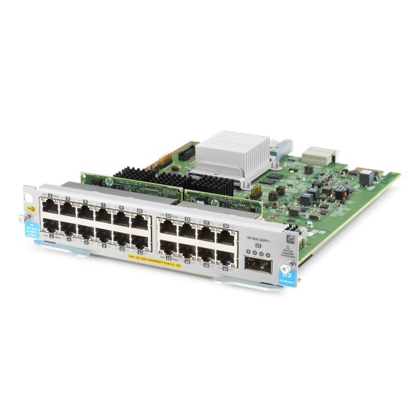 Hewlett Packard Enterprise 20-port 10/100/1000BASE-T PoE+ MACsec / 1-port 40GbE QSFP+ v3 zl2 network switch module Gigabit Ethernet (J9992A)