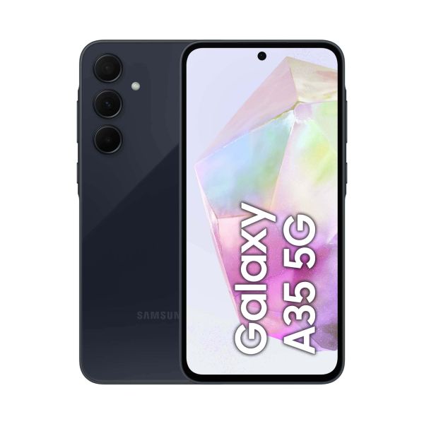 Samsung Galaxy A35 5G 16,8 cm (6.6") Hybride Dual SIM Android 14 USB Type-C 8 GB 256 GB 5000 mAh Marineblauw (SM-A356BZKGEUE)