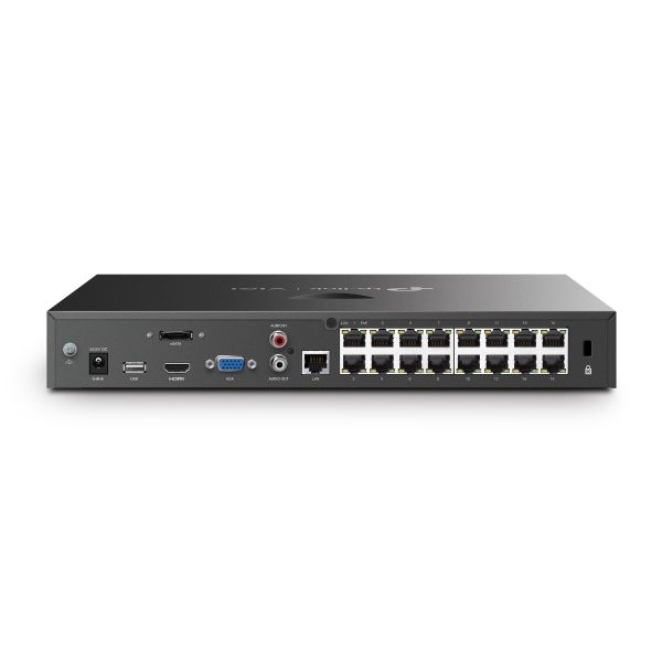 TP-Link VIGI NVR2016H-16MP Netwerk Video Recorder (NVR) Zwart (VIGI NVR2016H-16MP)