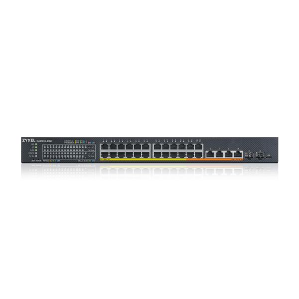Zyxel XMG1930-30HP Managed L3 2.5G Ethernet (100/1000/2500) Power over Ethernet (PoE) 1U Zwart (XMG193030HPZZ0101F)