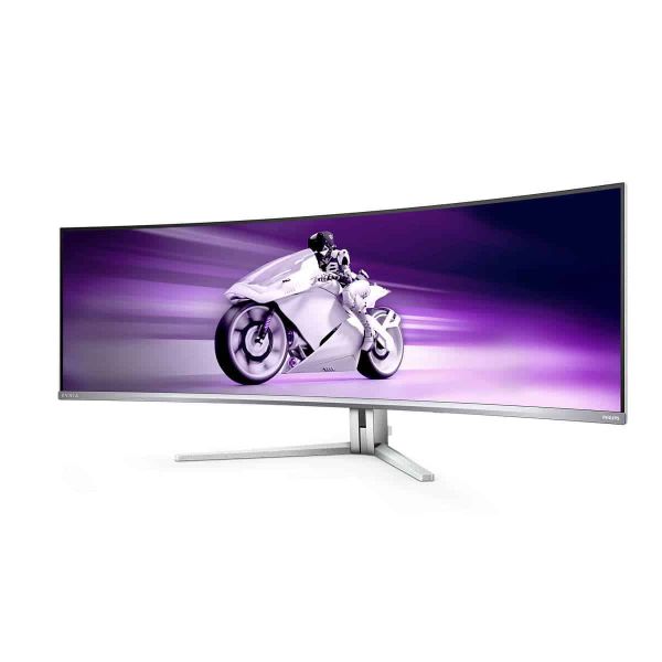 Philips Evnia 8000 49M2C8900L/00 computer monitor 124,2 cm (48.9") 5120 x 1440 Pixels Dual QHD QDOLED Wit (49M2C8900L/00)