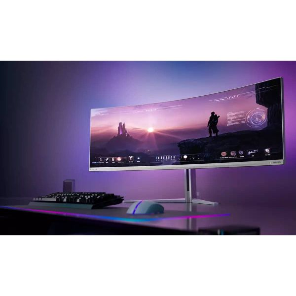 Philips Evnia 8000 49M2C8900L/00 computer monitor 124,2 cm (48.9") 5120 x 1440 Pixels Dual QHD QD-OLED Wit (49M2C8900L/00) Philips Evnia 8000 49M2C8900L/00 computer monitor 124,2 cm (48.9") 5120 x 1440 Pixels Dual QHD QD-OLED Wit (49M2C8900L/00)