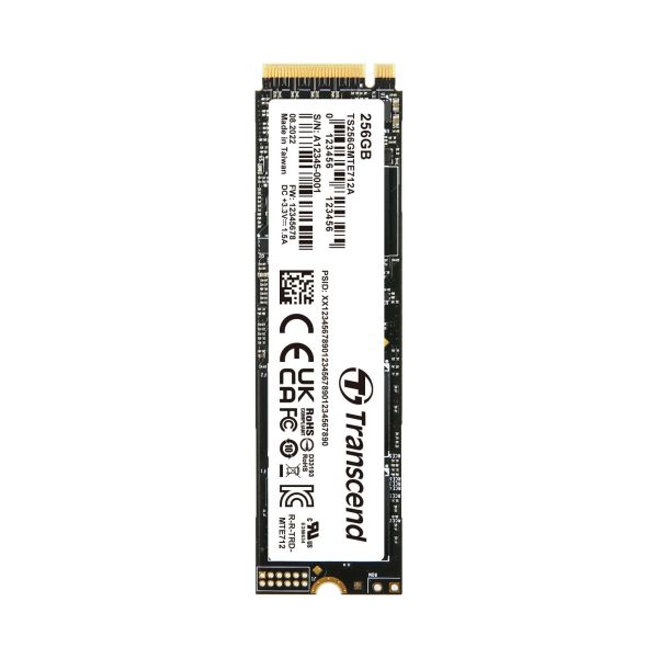 Transcend 256GB M.2 2280 PCIe Gen4 NVMe (TS256GMTE712A)