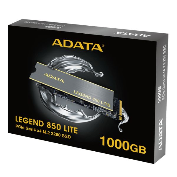 ADATA LEGEND 850 LITE 1 TB M.2 PCI Express 4.0 NVMe 3D NAND (ALEG-850L-1000GCS)