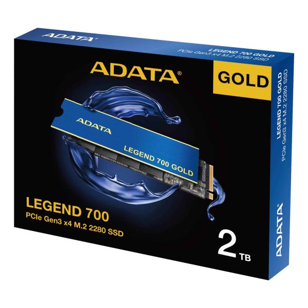 ADATA LEGEND 700 GOLD 2 TB M.2 PCI Express 3.0 NVMe 3D NAND (SLEG-700G-2TCS-S48)