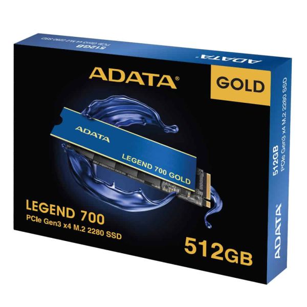 ADATA LEGEND 700 SLEG-700G-512GCS-S48 internal solid state drive 512 GB M.2 PCI Express 3.0 NVMe 3D NAND (SLEG-700G-512GCS-S48)