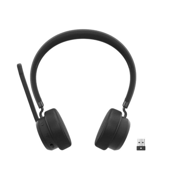 Lenovo Wireless VoIP Headset Draadloos Hoofdband Kantoor/callcenter Bluetooth Zwart (4XD1M80020)