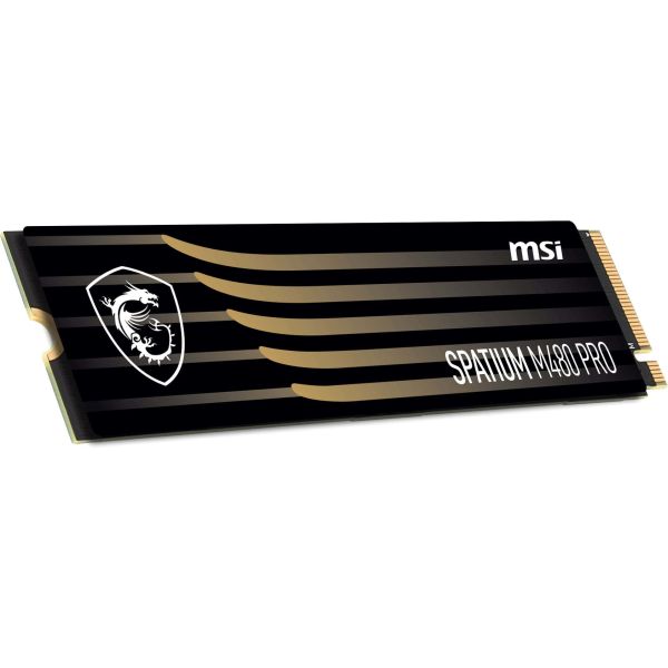 MSI Spatium M480 PRO PCIe 4.0 NVMe M.2 1TB PCI Express 4.0 3D NAND (S78-440L1G0-P83)