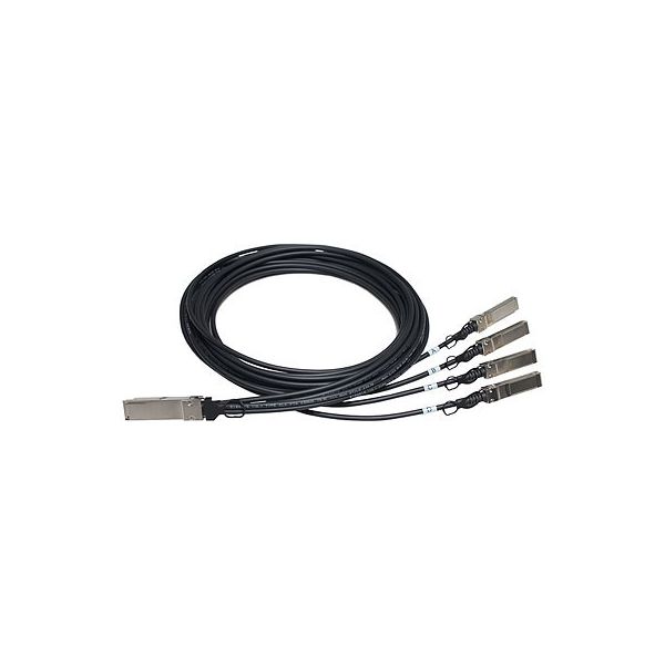 Hewlett Packard Enterprise X240 40G QSFP+ 4x10G SFP+ 5m DAC netwerkkabel Zwart (JG331A) Hewlett Packard Enterprise X240 40G QSFP+ 4x10G SFP+ 5m DAC netwerkkabel Zwart (JG331A)