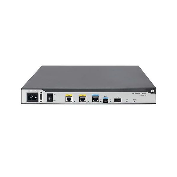 Hewlett Packard Enterprise MSR2003 bedrade router Gigabit Ethernet Zwart (JG411A#ABB)