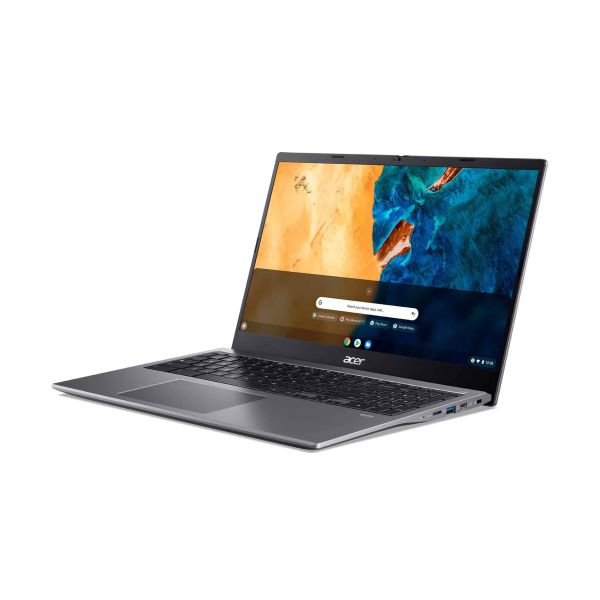 Acer Chromebook CB515-1W-34AE Intel® Core™ i3 i3-1115G4 39,6 cm (15.6") Full HD 8 GB LPDDR4x-SDRAM 256 GB SSD Wi-Fi 6 (802.11ax) ChromeOS Grijs (NX.AYGEH.007)