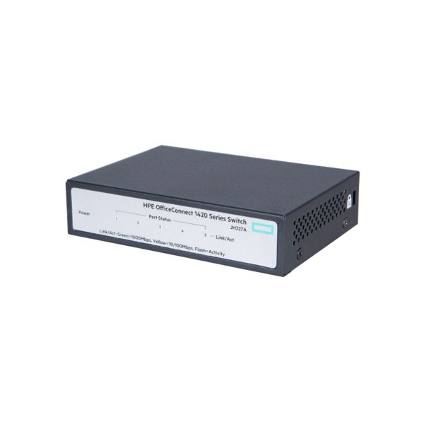 Hewlett Packard Enterprise OfficeConnect 1420 5G Unmanaged L2 Gigabit Ethernet (10/100/1000) 1U Grijs (JH327A#ABB)