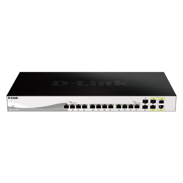 D-Link DXS-1210-16TC netwerk-switch Managed L2 10G Ethernet (100/1000/10000) Zwart (DXS-1210-16TC)