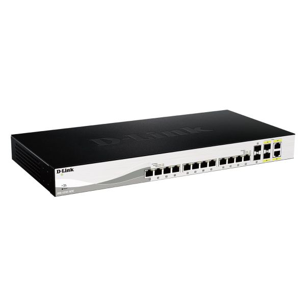 D-Link DXS-1210-16TC netwerk-switch Managed L2 10G Ethernet (100/1000/10000) Zwart (DXS-1210-16TC)