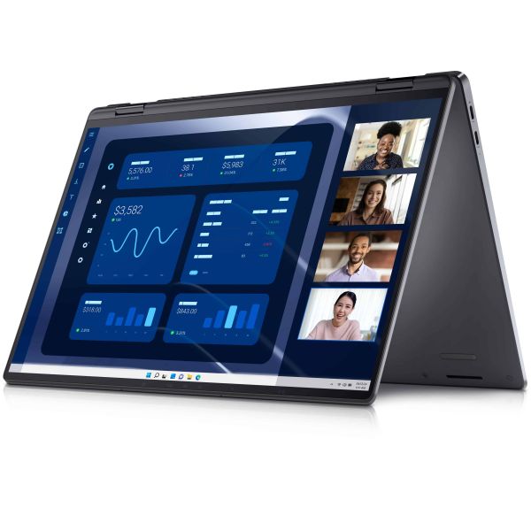 DELL Latitude 9450 2-in-1 Intel Core Ultra 7 165U Hybride (2-in-1) 35,6 cm (14") Touchscreen Quad HD+ 16 GB LPDDR5x-SDRAM 512 GB SSD Wi-Fi 7 (802.11be) Windows 11 Pro Grijs (CJTN7)