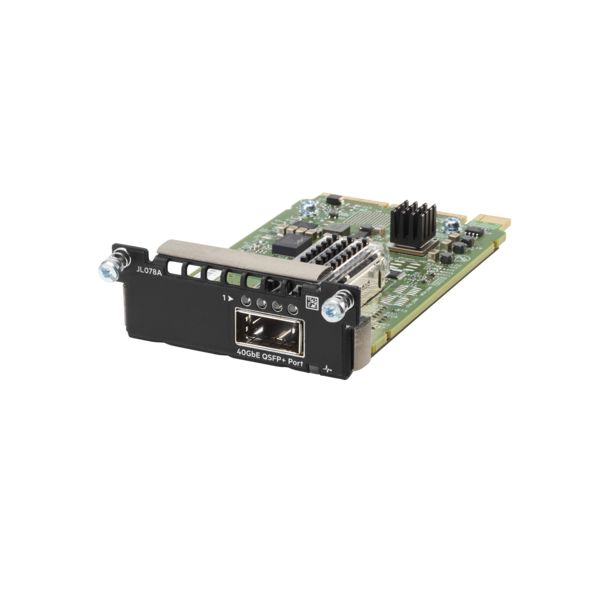 Hewlett Packard Enterprise Aruba 3810M 1QSFP+ 40GbE Module network switch module (JL078A) Hewlett Packard Enterprise Aruba 3810M 1QSFP+ 40GbE Module network switch module (JL078A)
