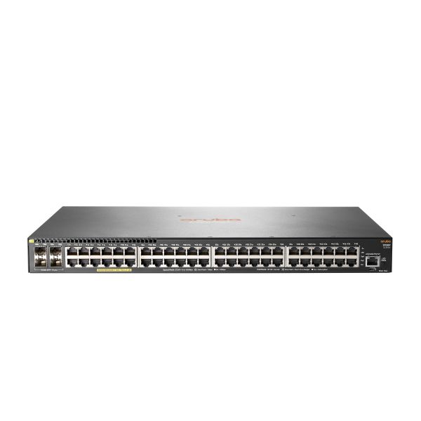Hewlett Packard Enterprise Aruba 2930F 48G PoE+ 4SFP+ TAA Managed L3 Gigabit Ethernet (10/100/1000) Power over Ethernet (PoE) 1U Grijs (JL264A#ABB) Hewlett Packard Enterprise Aruba 2930F 48G PoE+ 4SFP+ TAA Managed L3 Gigabit Ethernet (10/100/1000) Power over Ethernet (PoE) 1U Grijs (JL264A#ABB)