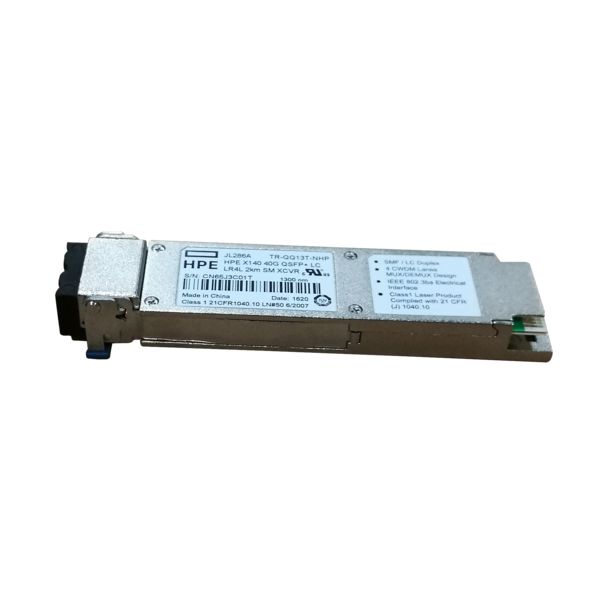 Hewlett Packard Enterprise X140 40G QSFP+ LC LR4L 2km SM netwerk transceiver module Vezel-optiek 40000 Mbit/s QSFP+ (JL286A) Hewlett Packard Enterprise X140 40G QSFP+ LC LR4L 2km SM netwerk transceiver module Vezel-optiek 40000 Mbit/s QSFP+ (JL286A)