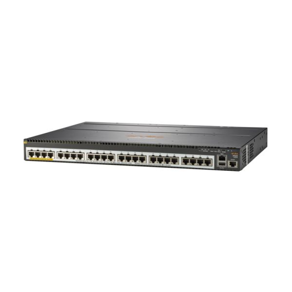 Aruba, a Hewlett Packard Enterprise company Aruba 2930M 24 Smart Rate PoE+ 1-slot Managed Gigabit Ethernet (10/100/1000) Power over Ethernet (PoE) 1U Zwart (JL324A)