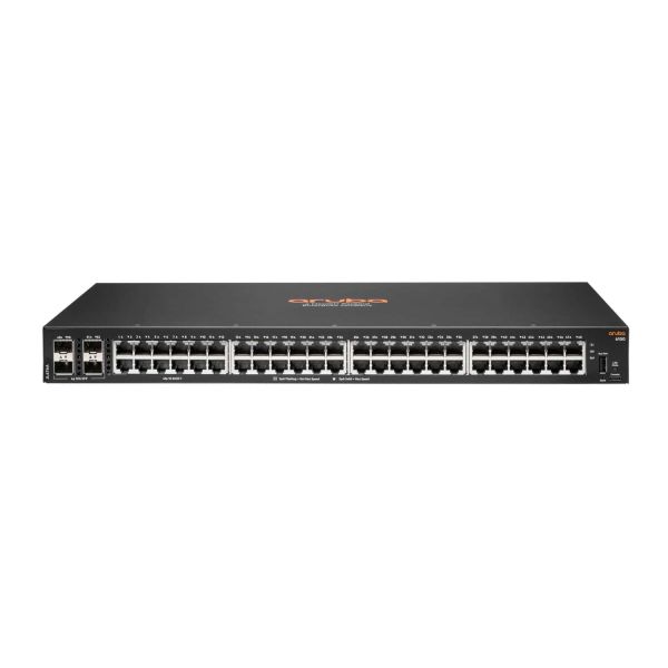 Hewlett Packard Enterprise Aruba 6100 48G 4SFP+ Managed L3 Gigabit Ethernet (10/100/1000) 1U Zwart (JL676A#ABB) Hewlett Packard Enterprise Aruba 6100 48G 4SFP+ Managed L3 Gigabit Ethernet (10/100/1000) 1U Zwart (JL676A#ABB)