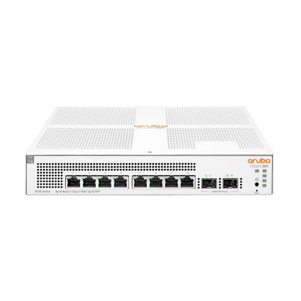 Hewlett Packard Enterprise Aruba Instant On 1930 Managed L2+ Gigabit Ethernet (10/100/1000) Power over Ethernet (PoE) 1U Wit (JL681A#ABB)