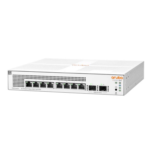 Hewlett Packard Enterprise Aruba Instant On 1930 Managed L2+ Gigabit Ethernet (10/100/1000) Power over Ethernet (PoE) 1U Wit (JL681A#ABB)