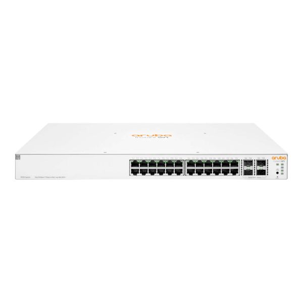 Hewlett Packard Enterprise Aruba Instant On 1930 24G Class4 PoE 4SFP/SFP+ 370W Managed L2+ Gigabit Ethernet (10/100/1000) Power over Ethernet (PoE) 1U Wit (JL684B#ABB)