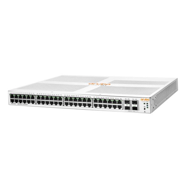 Hewlett Packard Enterprise Aruba Instant On 1930 48G Class4 PoE 4SFP/SFP+ 370W Managed L2+ Gigabit Ethernet (10/100/1000) Power over Ethernet (PoE) 1U Wit (JL686B#ABB)