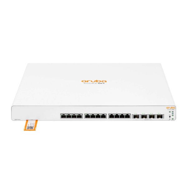 Hewlett Packard Enterprise Aruba Instant On 1960 12XGT 4SFP+ Managed L2+ 10G Ethernet (100/1000/10000) 1U Wit (JL805A#ABB)